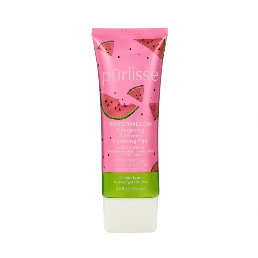 Purlisse Watermelon Energizing 2 Minute Polishing Face Peel 2.5 Oz NEW